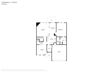 Floor plan 1 for 4136 Gladney Ln