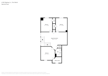 Floor plan 2 for 4136 Gladney Ln