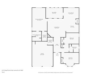 Floor plan 1 for 4137 Village Preserve Way