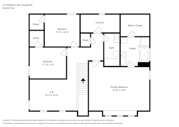 Floor plan 2 for 414 Waterbury Way