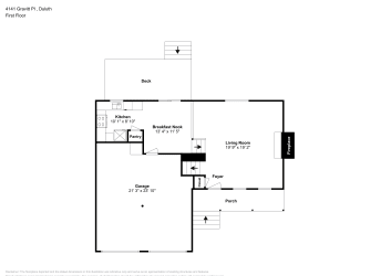 Floor plan 1 for 4141 Gravitt Pl