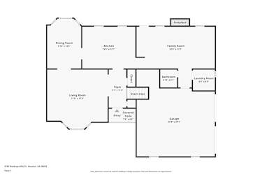 Floor plan 1 for 4155 Waldrop Hills Dr
