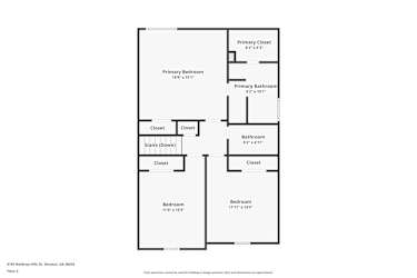Floor plan 2 for 4155 Waldrop Hills Dr