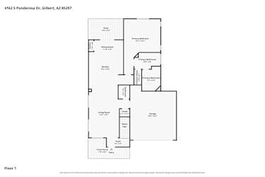 Floor plan 1 for 4162 S Ponderosa Dr