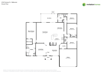 Floor plan 1 for 4164 Fenrose Cir