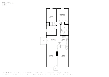 Floor plan 1 for 417 Casie Ct
