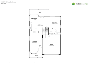 Floor plan 1 for 41960 W Michaels Dr