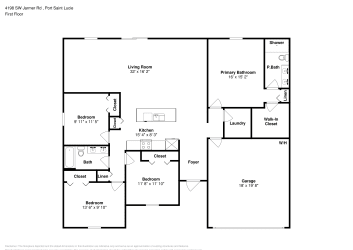 Floor plan 1 for 4198 SW Jarmer Rd
