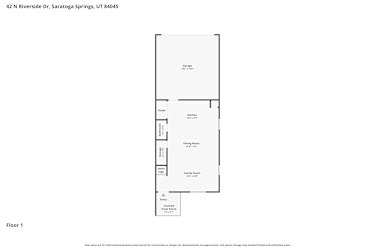 Floor plan 1 for 42 N Riverside Dr