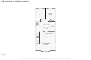 Floor plan 2 for 42 N Riverside Dr