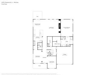 Floor plan 1 for 4200 Chasebrook Ln