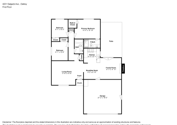 Floor plan 1 for 4201 Salgado Ave