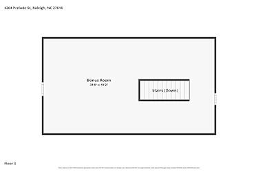 Floor plan 3 for 4204 Prelude St