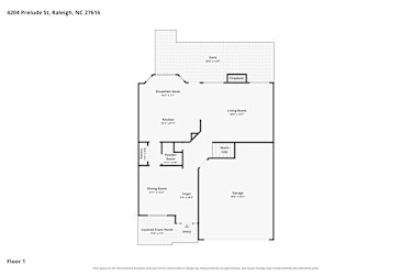 Floor plan 1 for 4204 Prelude St