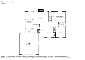 Floor plan 1 for 4206 Painter Way