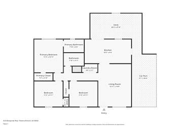 Floor plan 1 for 4210 Burgundy Way