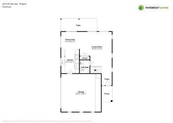 Floor plan 1 for 4210 W Irwin Ave
