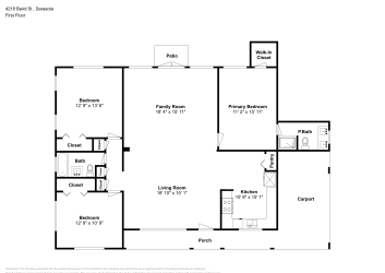 Floor plan 1 for 4218 Baird St