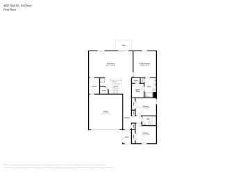 Floor plan 1 for 4221 Bull St