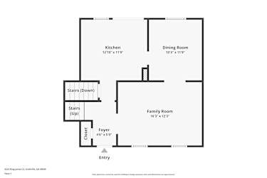 Floor plan 2 for 4223 King James Ct