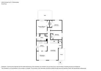Floor plan 2 for 4224 Grimes Ave N