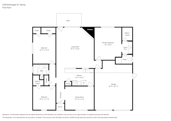 Floor plan 1 for 4226 Burkegate Dr