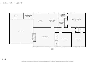 Floor plan 1 for 423 Willow Ct SE