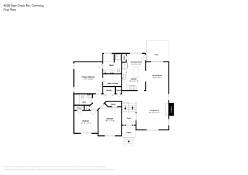 Floor plan 2 for 4230 Starr Creek Rd