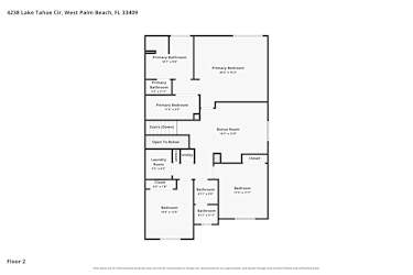 Floor plan 2 for 4238 Lake Tahoe Cir