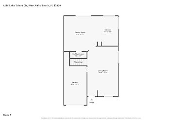 Floor plan 1 for 4238 Lake Tahoe Cir
