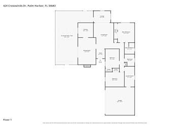 Floor plan 1 for 424 Crosswinds Dr