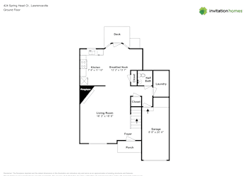 Floor plan 1 for 424 Spring Head Ct