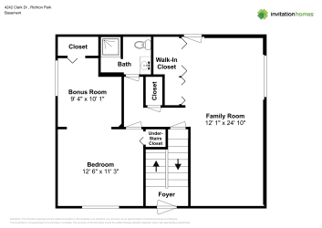 Floor plan 1 for 4242 Clark Dr