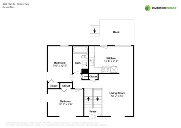 Floor plan 2 for 4242 Clark Dr