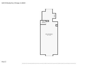 Floor plan 2 for 4242 N Moody Ave