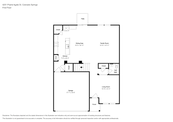Floor plan 1 for 4251 Prairie Agate Dr