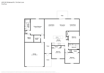 Floor plan 1 for 4253 SW Whitebread Rd