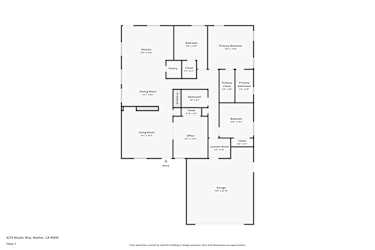 Floor plan 1 for 4270 Mustic Way