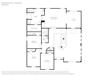Floor plan 2 for 429 Simonton Oak Ln