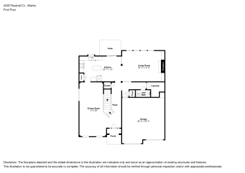 Floor plan 1 for 4293 Rosehall Ct