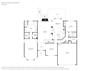 Floor plan 1 for 4295 San Marco Way