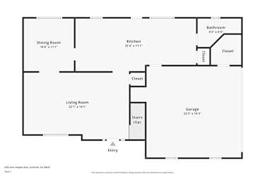 Floor plan 1 for 4302 Glen Heights Way