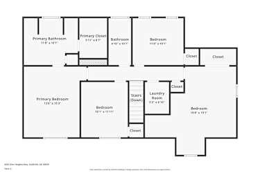 Floor plan 2 for 4302 Glen Heights Way
