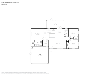 Floor plan 1 for 4306 Worcester Ave