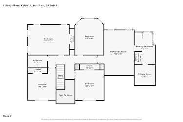 Floor plan 2 for 4310 Mulberry Ridge Ln