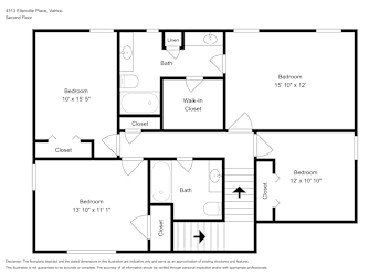Floor plan 2 for 4313 Ellenville Pl