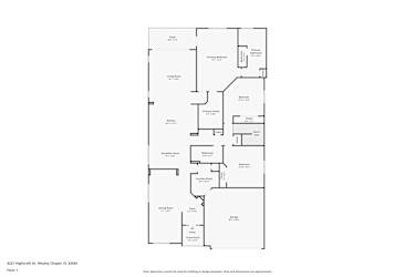 Floor plan 1 for 4321 Highcroft Dr