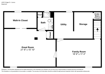 Floor plan 1 for 4325 S Eagle Cir