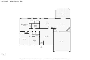 Floor plan 1 for 433 Janine Ln