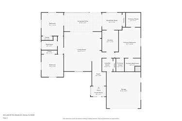 Floor plan 1 for 433 Lake of the Woods Dr